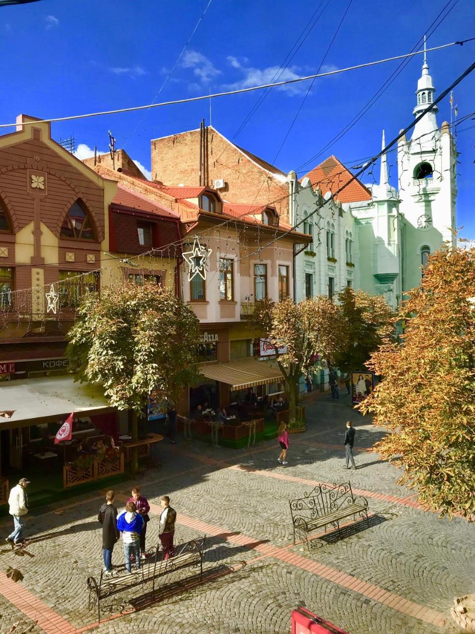 Large Apartment In The City Center Мукачеве Екстериор снимка